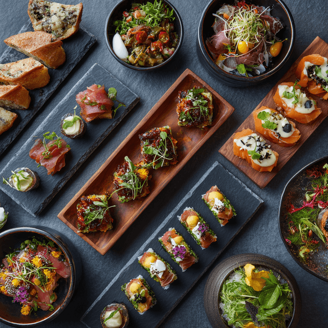 Japanese-inspired small plates