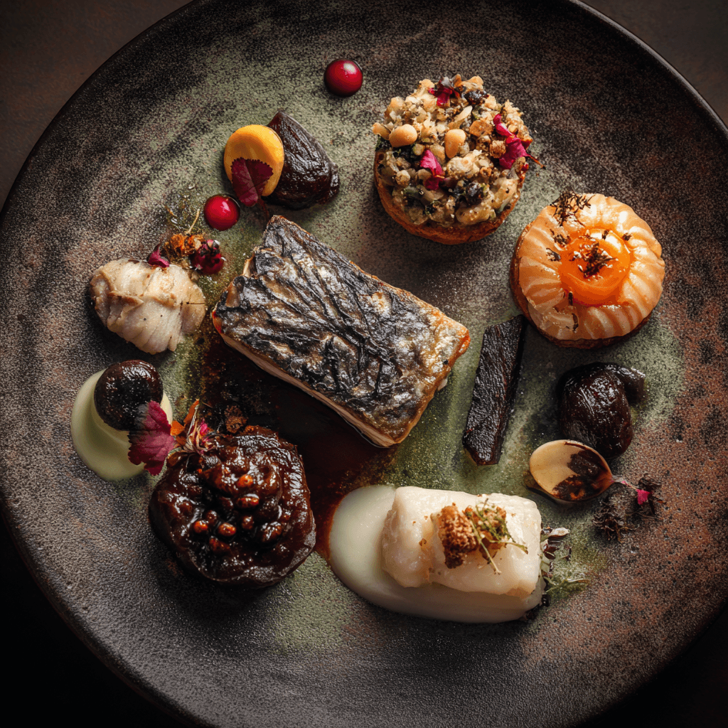 Tasting menu courses